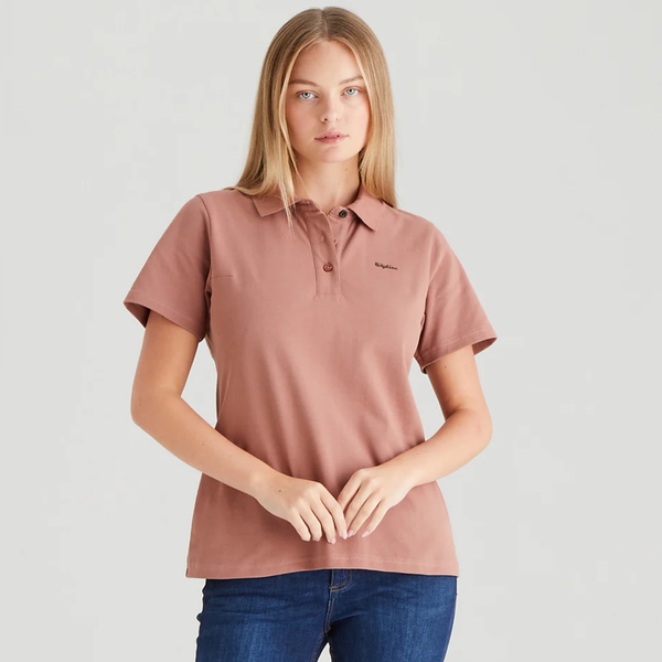 Ridgeline Ladies Signature Polo Shirt - Dusky Pink