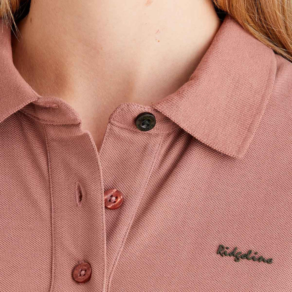 Ridgeline Ladies Signature Polo Shirt - Dusky Pink