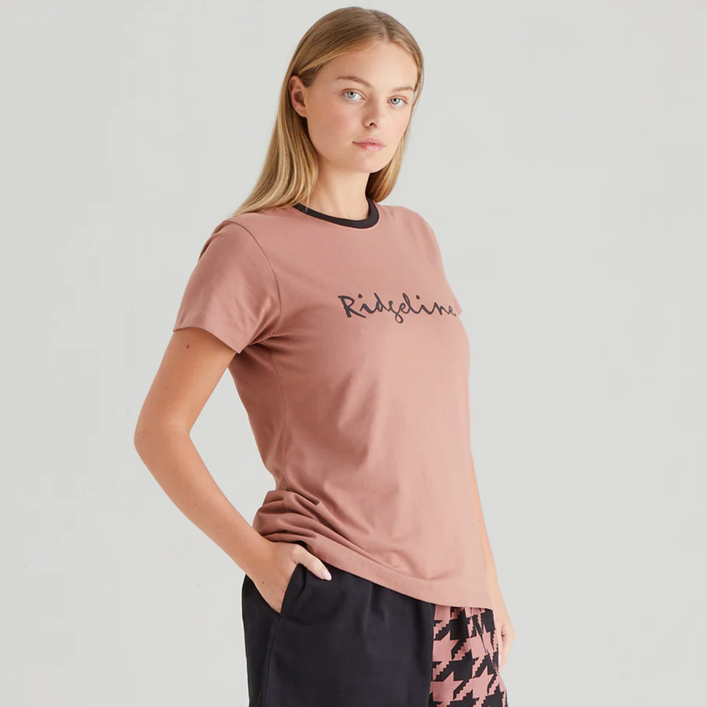 Ridgeline Ladies Signature T-Shirt - Dusky Pink