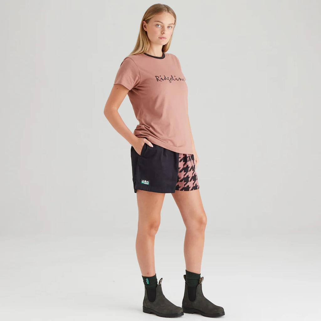 Ridgeline Ladies Signature T-Shirt - Dusky Pink