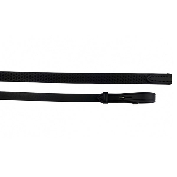 EcoRider Bio Grip Felxi Fine Reins - Black