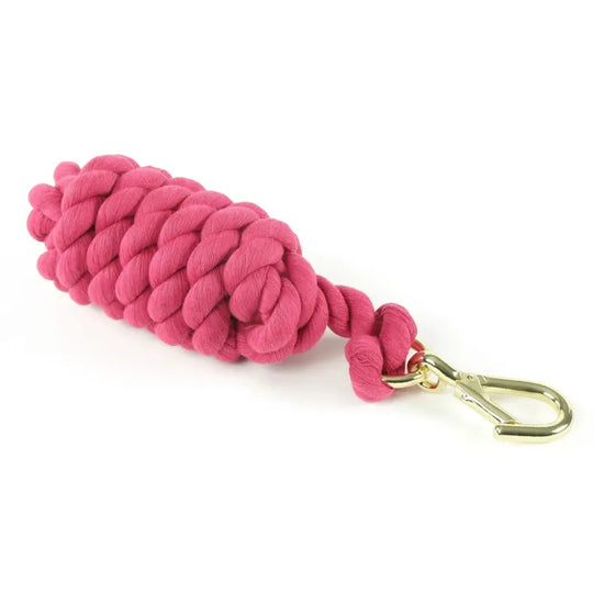 Shires Plain Lead Rope - Fuchsia