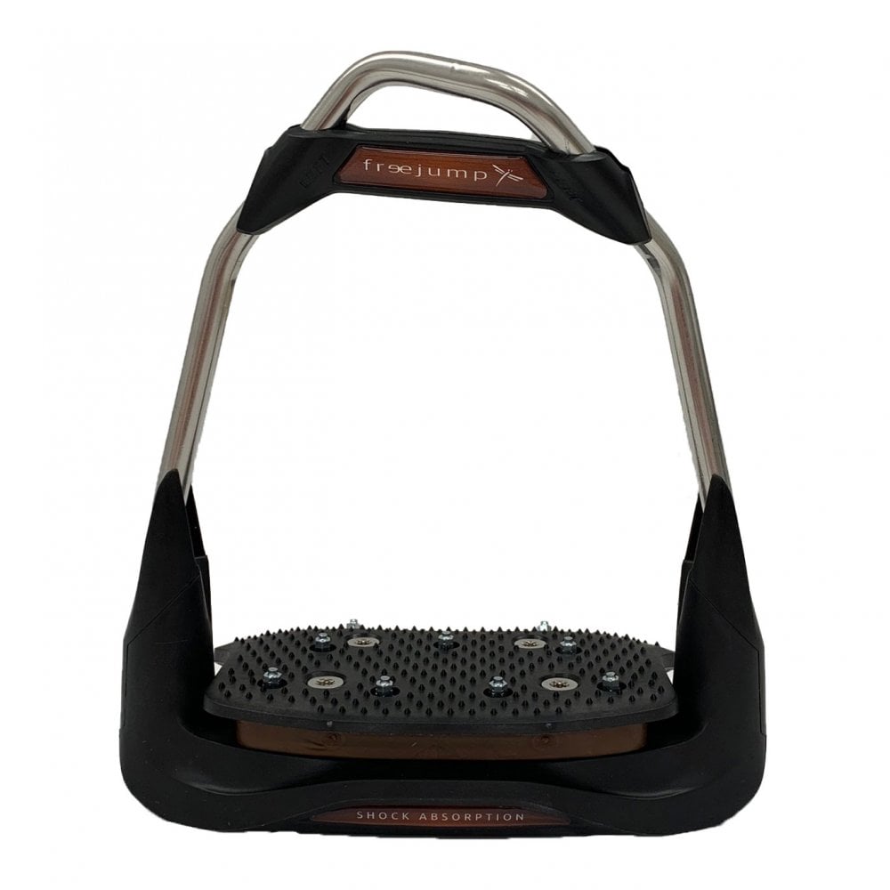 Freejump Airs Stirrups Angled - Choco