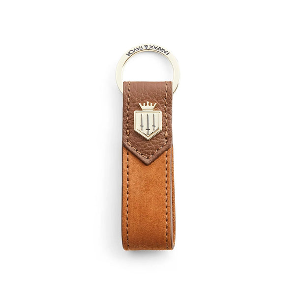 Fairfax and Favor Keyring - Tan