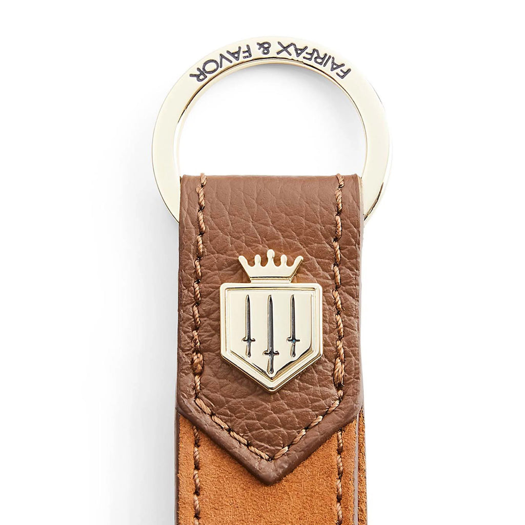 Fairfax and Favor Keyring - Tan