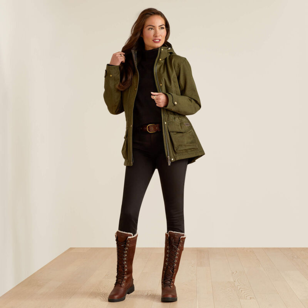 Ariat Ladies Rhodium H20 Insulated Parka - Rosin