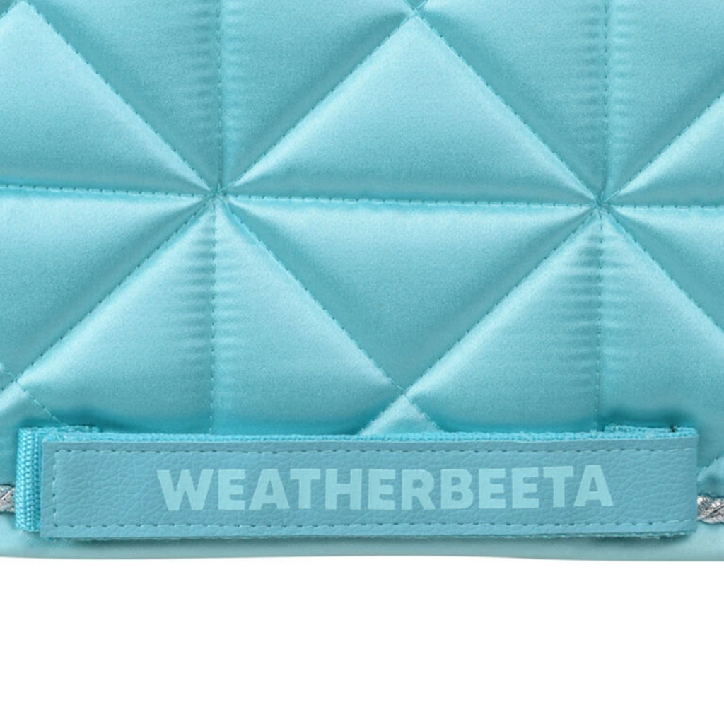 Weatherbeeta Satin Luxe Air-Tec Dressage Saddle Pad - Bright Blue