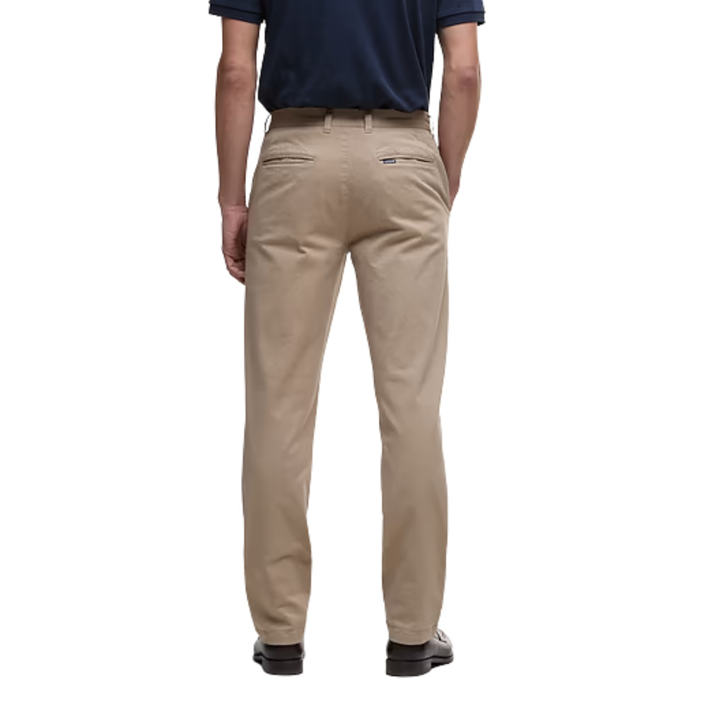 Barbour Washed Stretch Twill Tailored Trouser - Stone