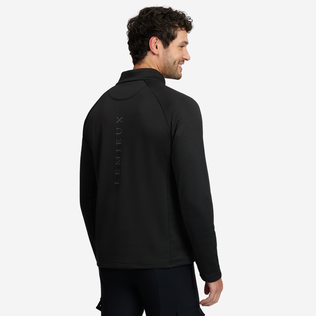 LeMieux Mens Quarter Zip Mid Layer - Black