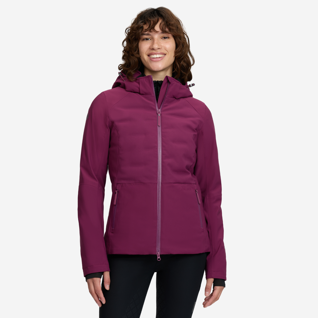 LeMIeux Ladies Brooke 3 in 1 Waterproof Hybrid Jacket - Blackberry