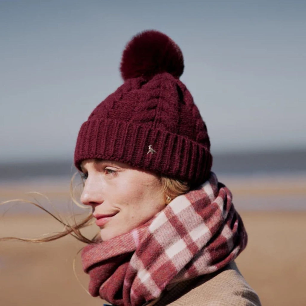 Hicks and Brown The Langham Beanie - Plum