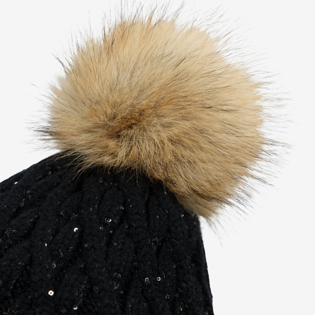 LeMieux Bernie Sequin Beanie - Black