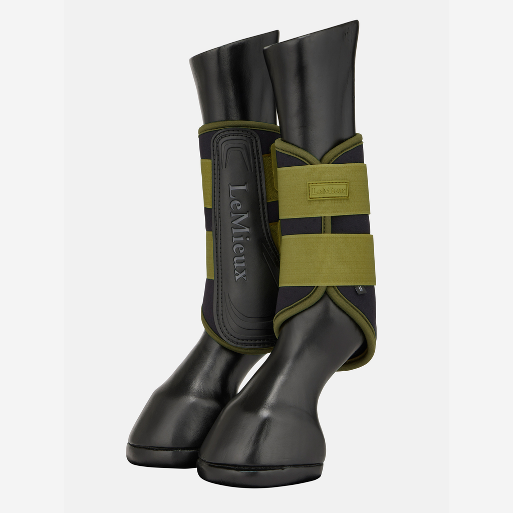 LeMieux Air-Tek Grafter Brushing Boots - Gooseberry