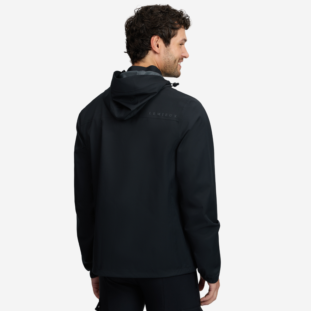 LeMieux Mens Waterproof Lightweight Jacket - Black