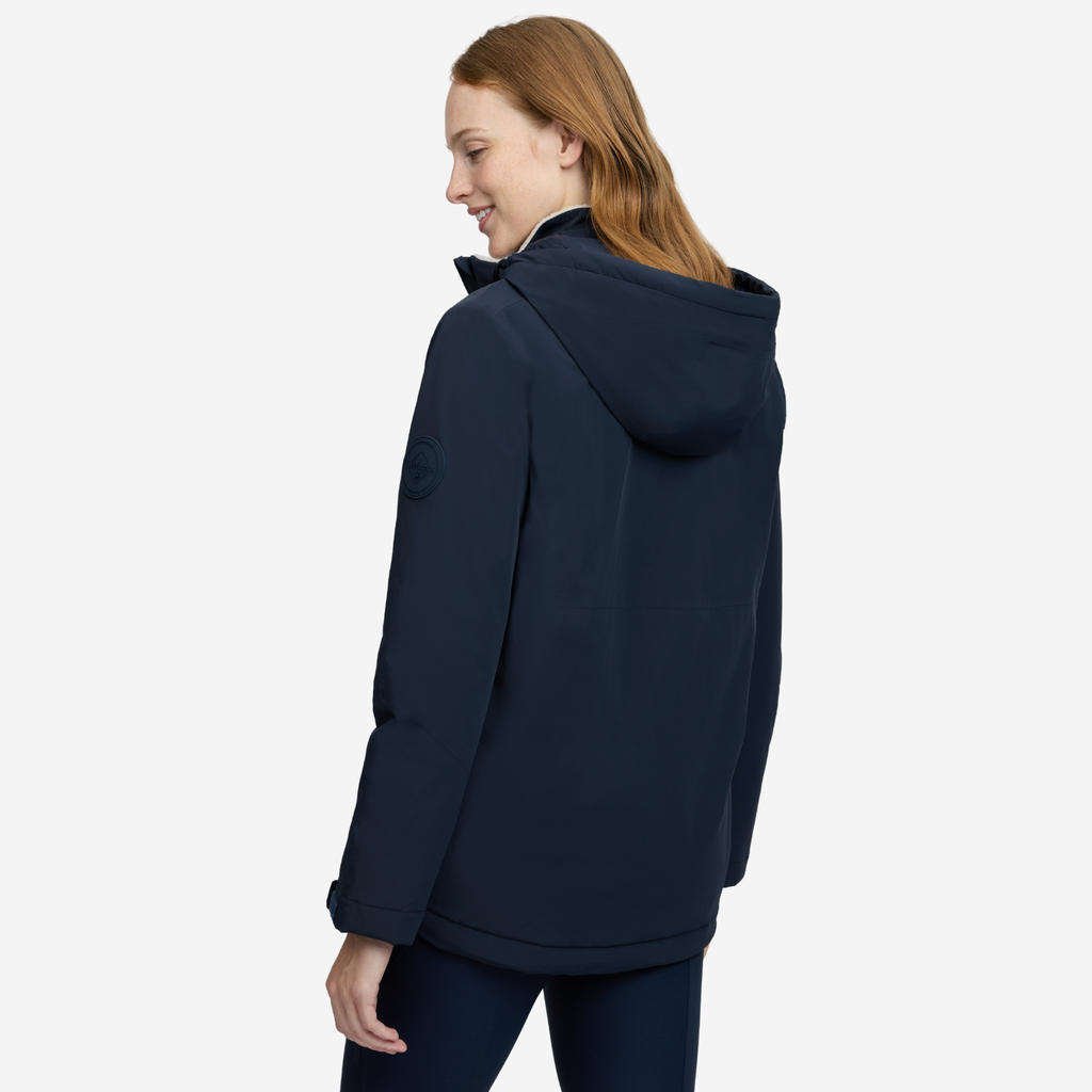 LeMieux Ladies Phoebe 1/2 Zip Waterproof Anorak - Navy