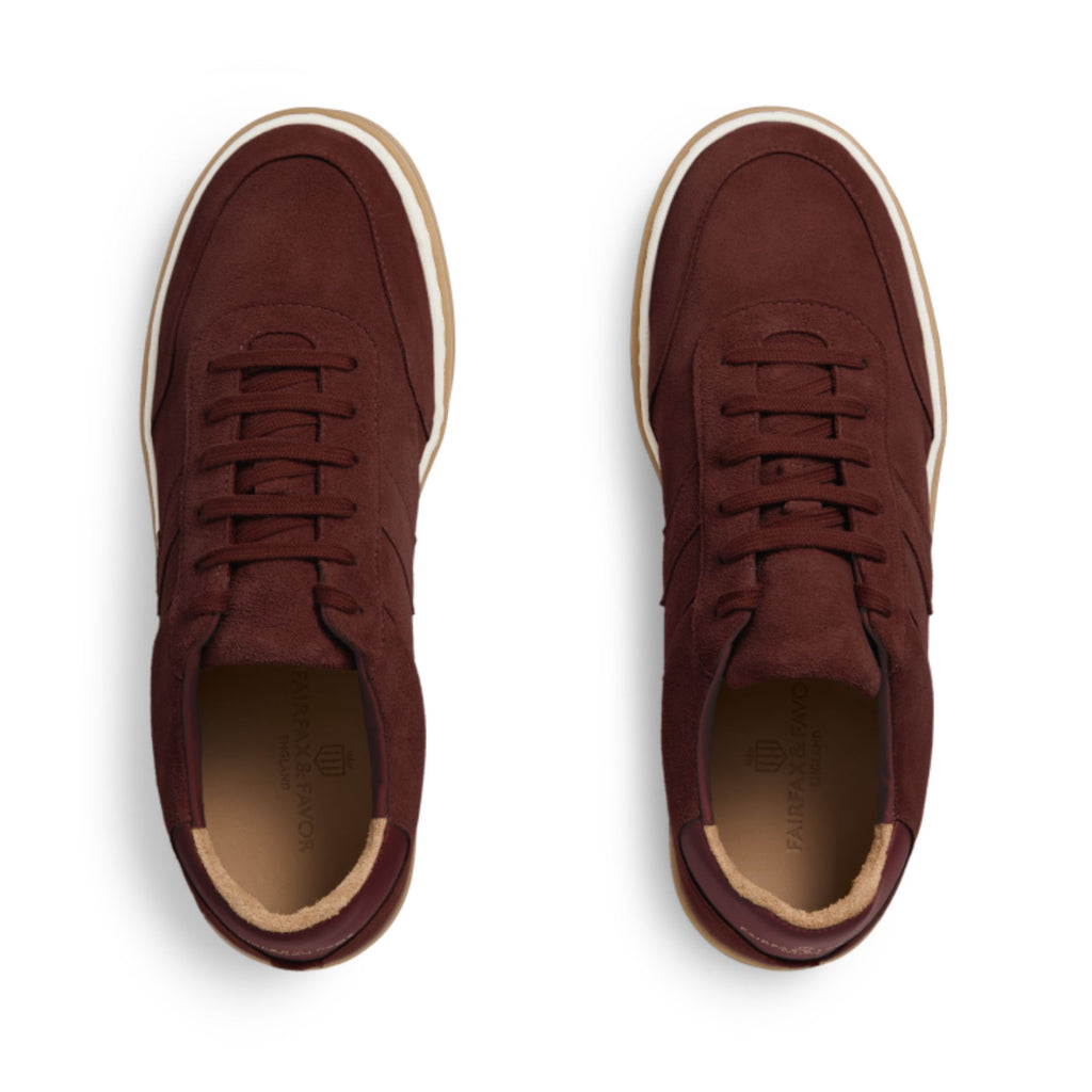 Fairfax & Favour Ladies Kendrick Trainer - Port Suede