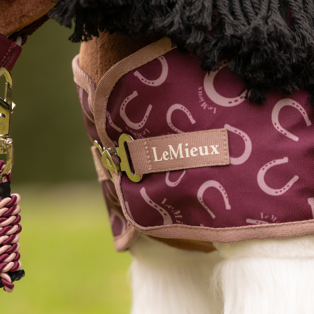 LeMieux Toy Pony Printed Ripstop Rug - Blackberry