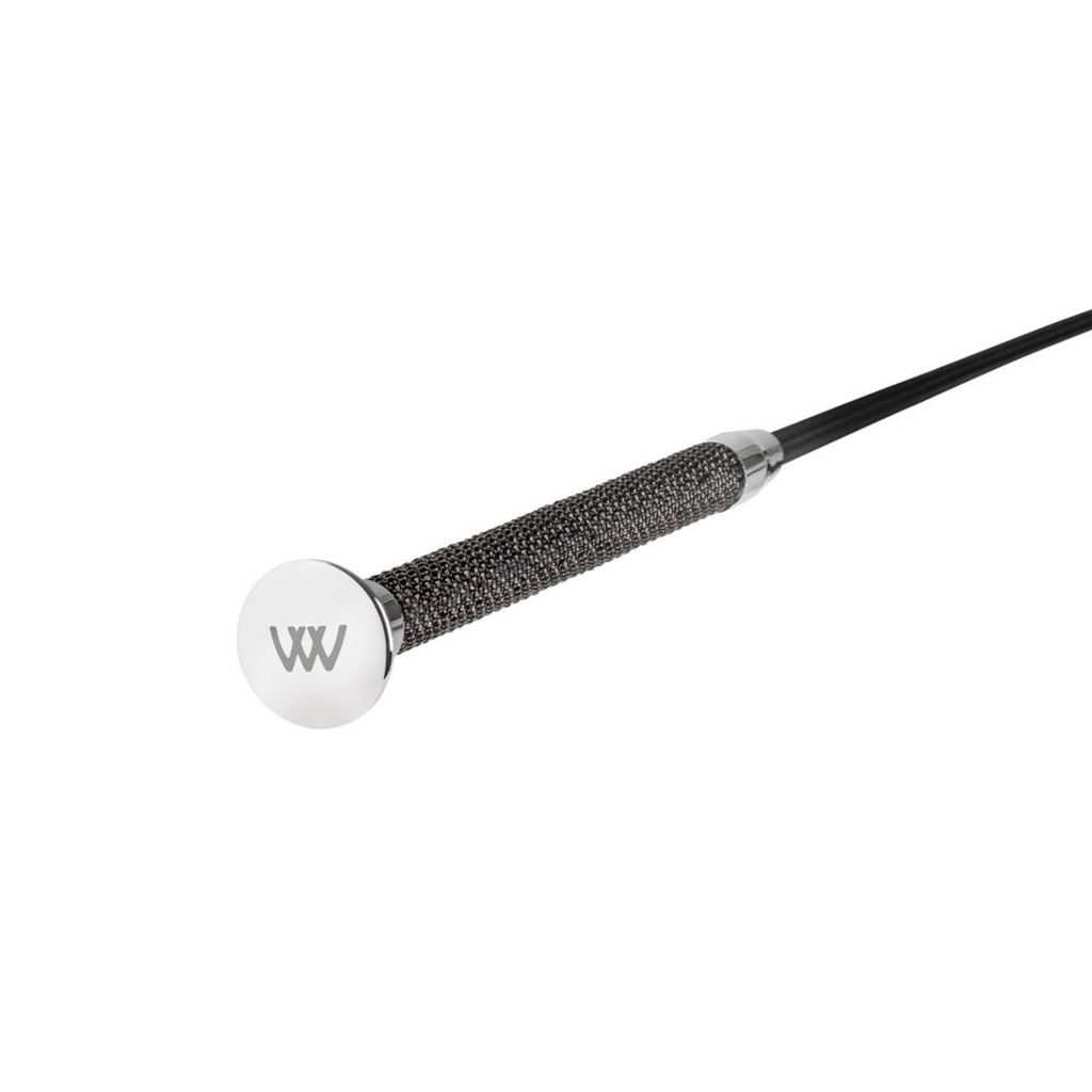 Woof Wear Glitz Dressage Whip - Black