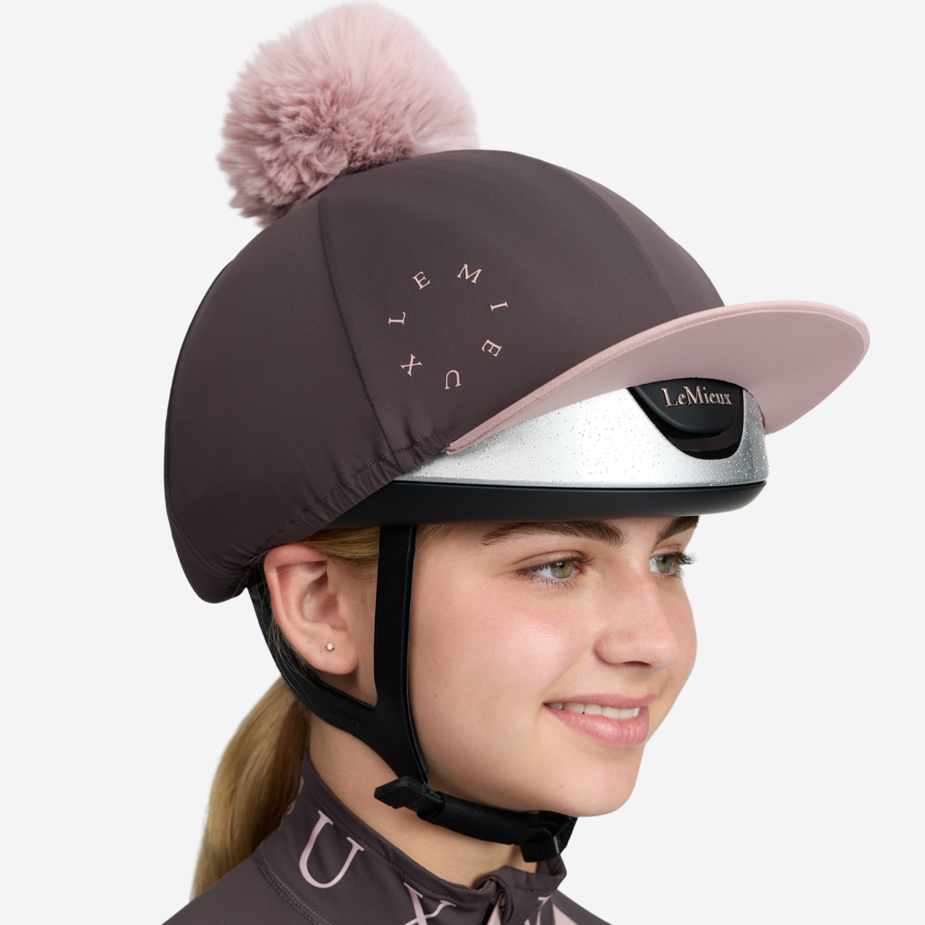 LeMieux Classique Pom Hat Silk - Cocoa