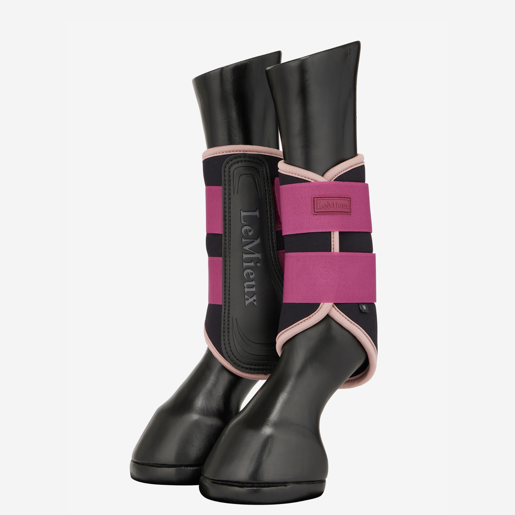 LeMieux Air-Tek Grafter Brushing Boots - Blackberry