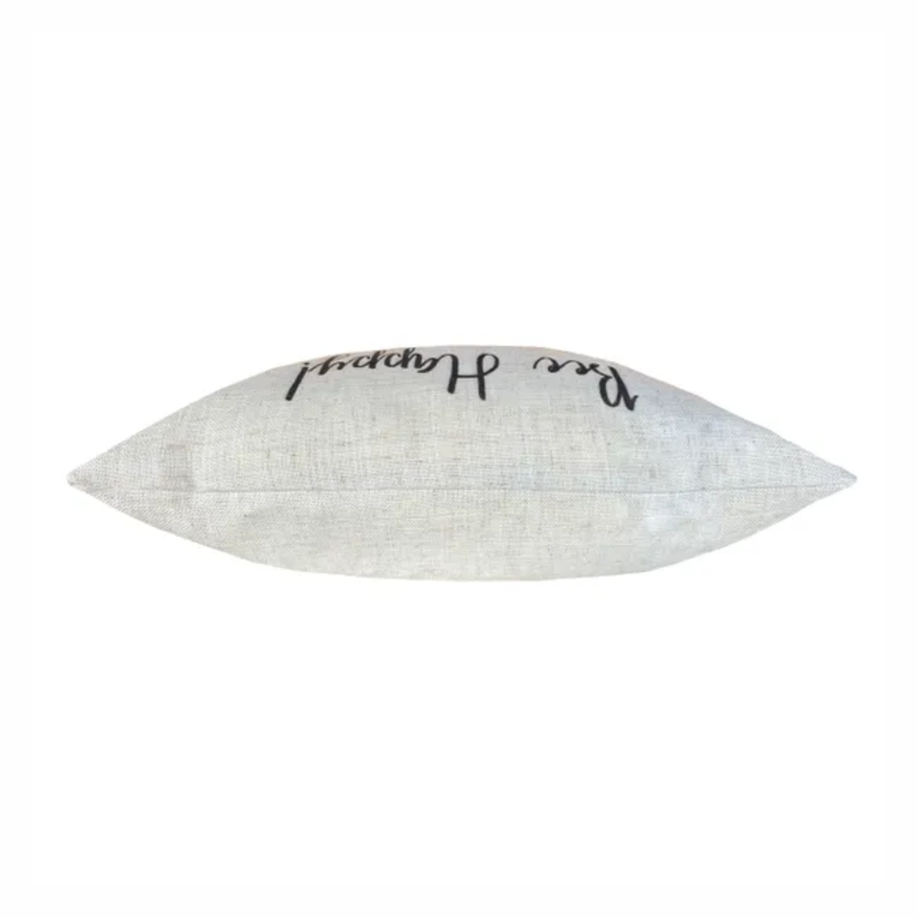 Evans Lichfield Bee Happy Printed Cushion - White