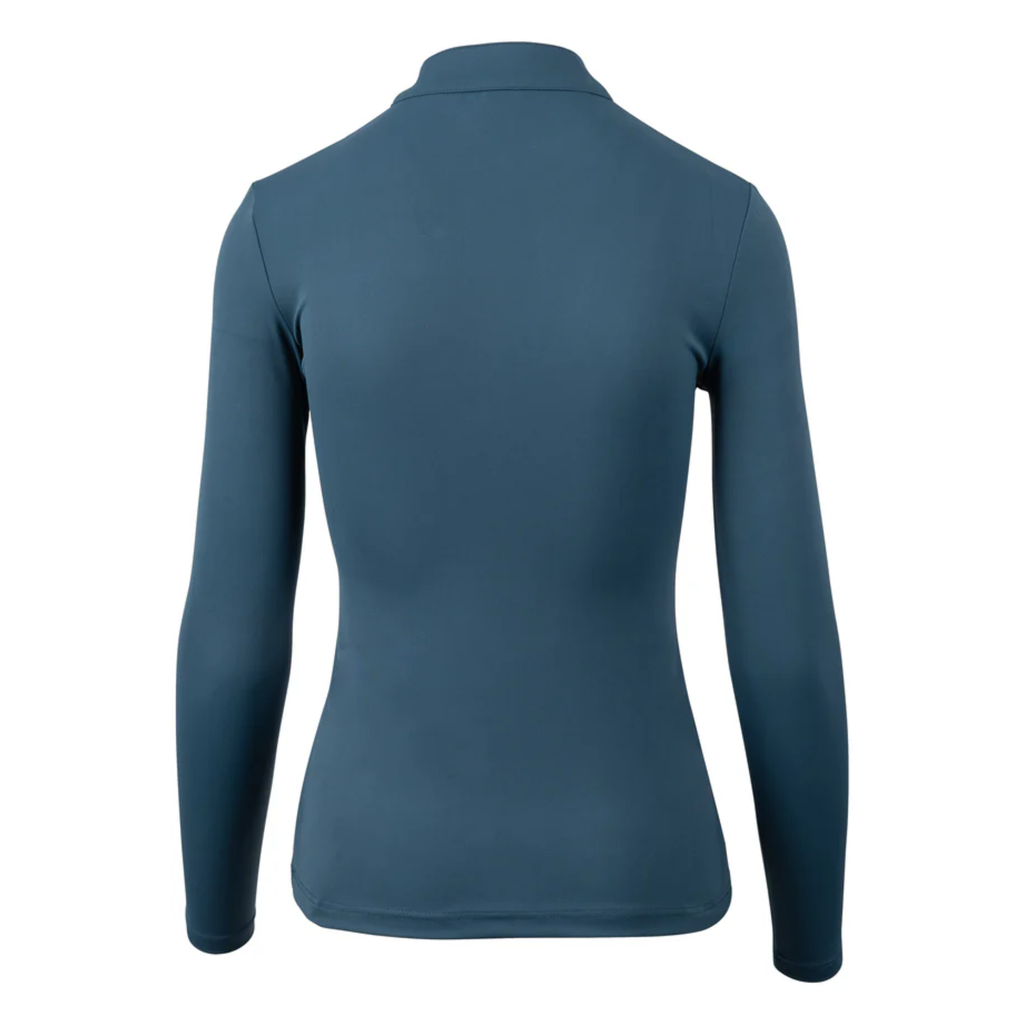Woof Wear Ladies Long Sleeve Tech Riding Shirt - Petrol Blue