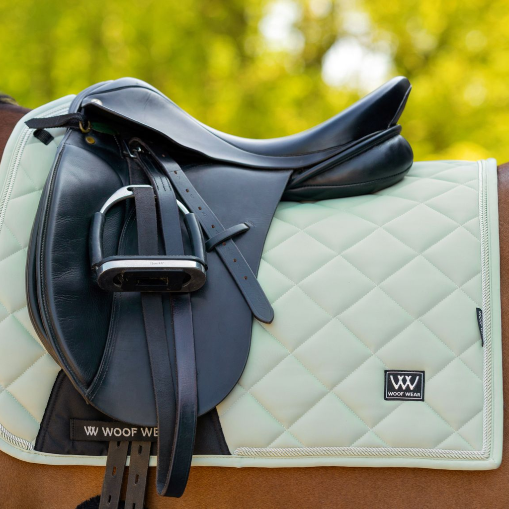 Woof Wear Vision Aura Dressage Saddle Pad - Sage Green