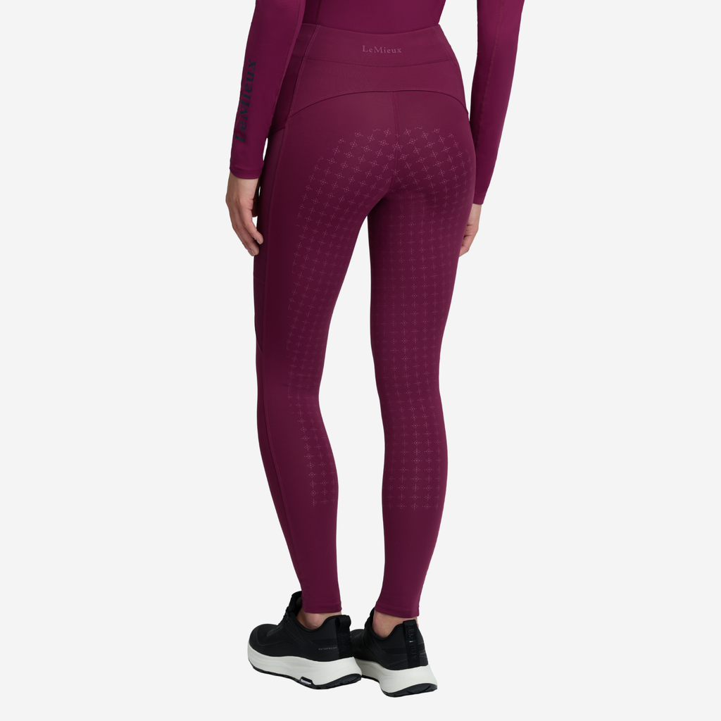 LeMieux Ladies Naomi Pull On Breeches - Blackberry