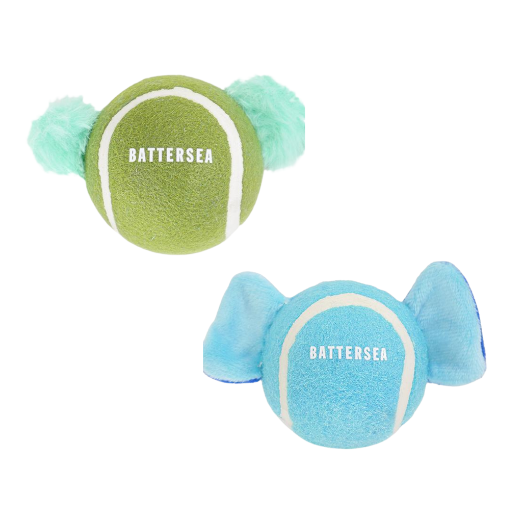 Battersea Rubber Ball Animals 2 Pieces