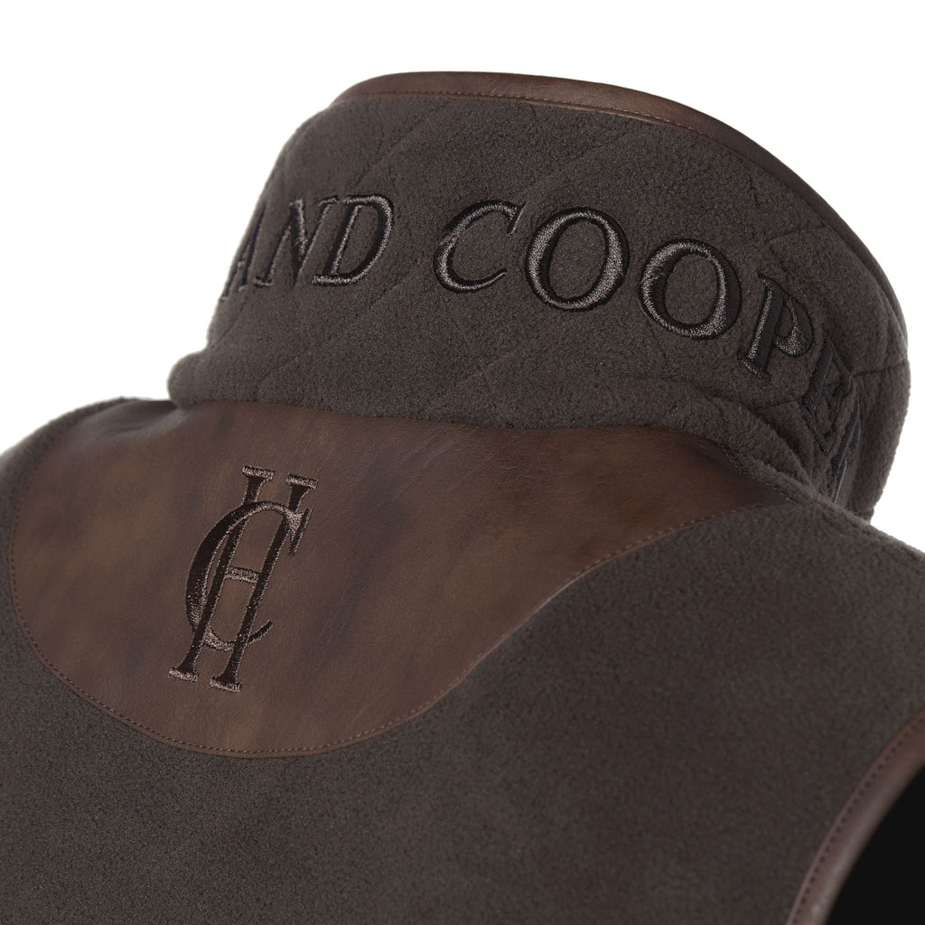 Holland Cooper Ladies Country Fleece Gilet - Chocolate