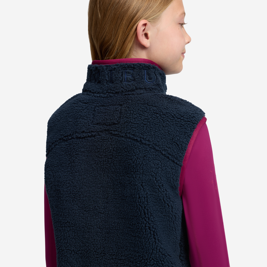 LeMieux Young Rider Trinity Teddy Gilet - Navy
