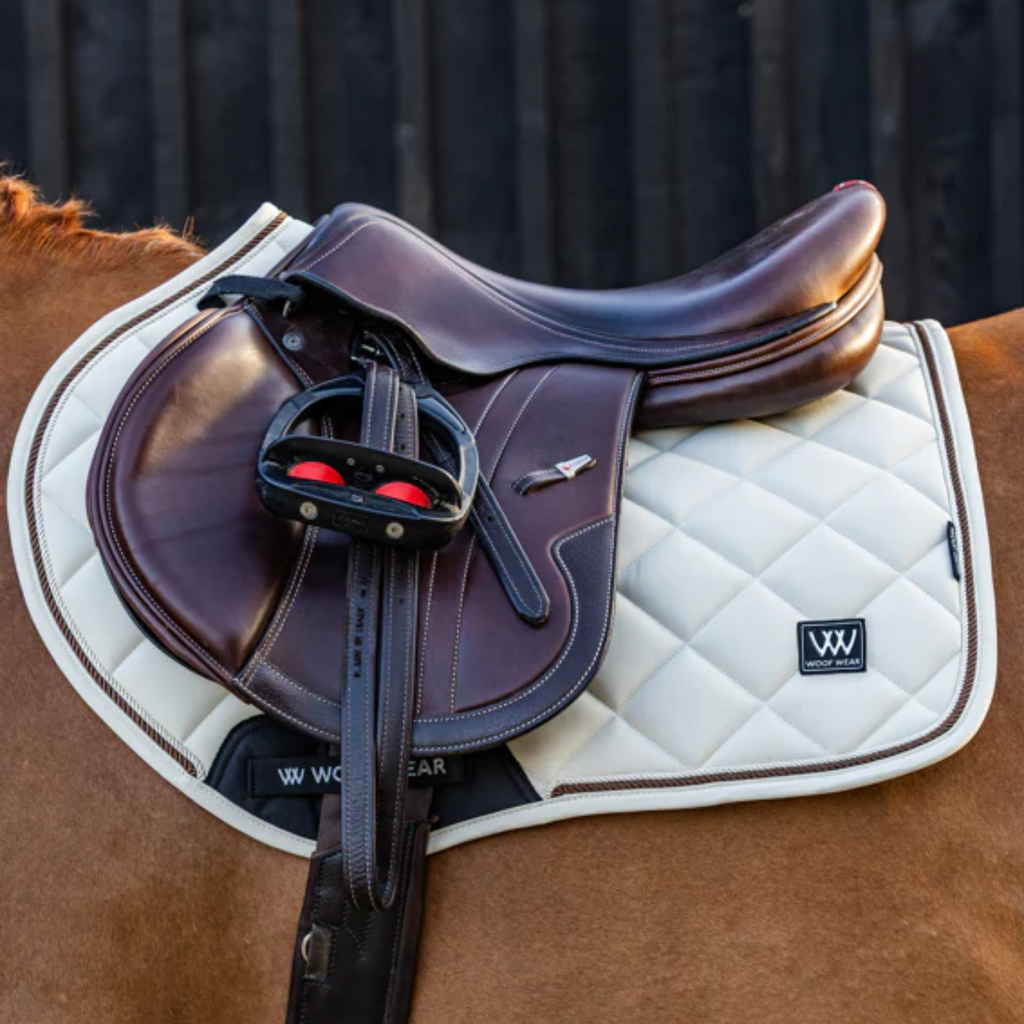 Woof Wear Vision Aura Close Contact Saddle Pad - Stone