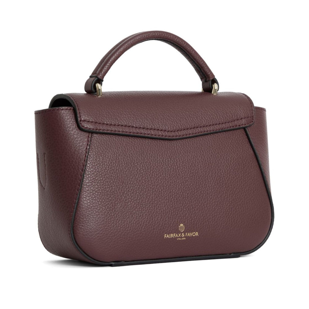 Fairfax & Favor Mini Blenheim Handbag - Port Leather