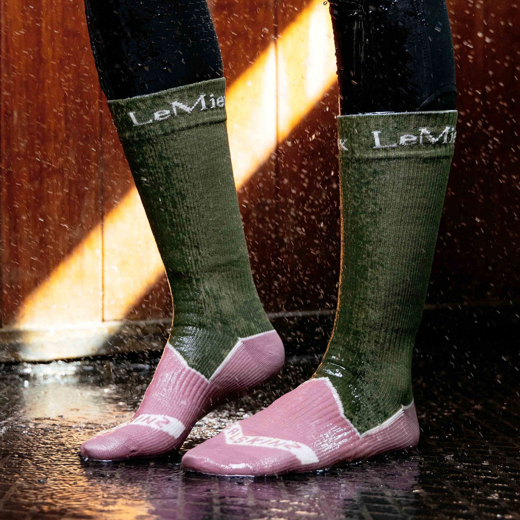 LeMieux x Sealskinz Waterproof Socks - Olive