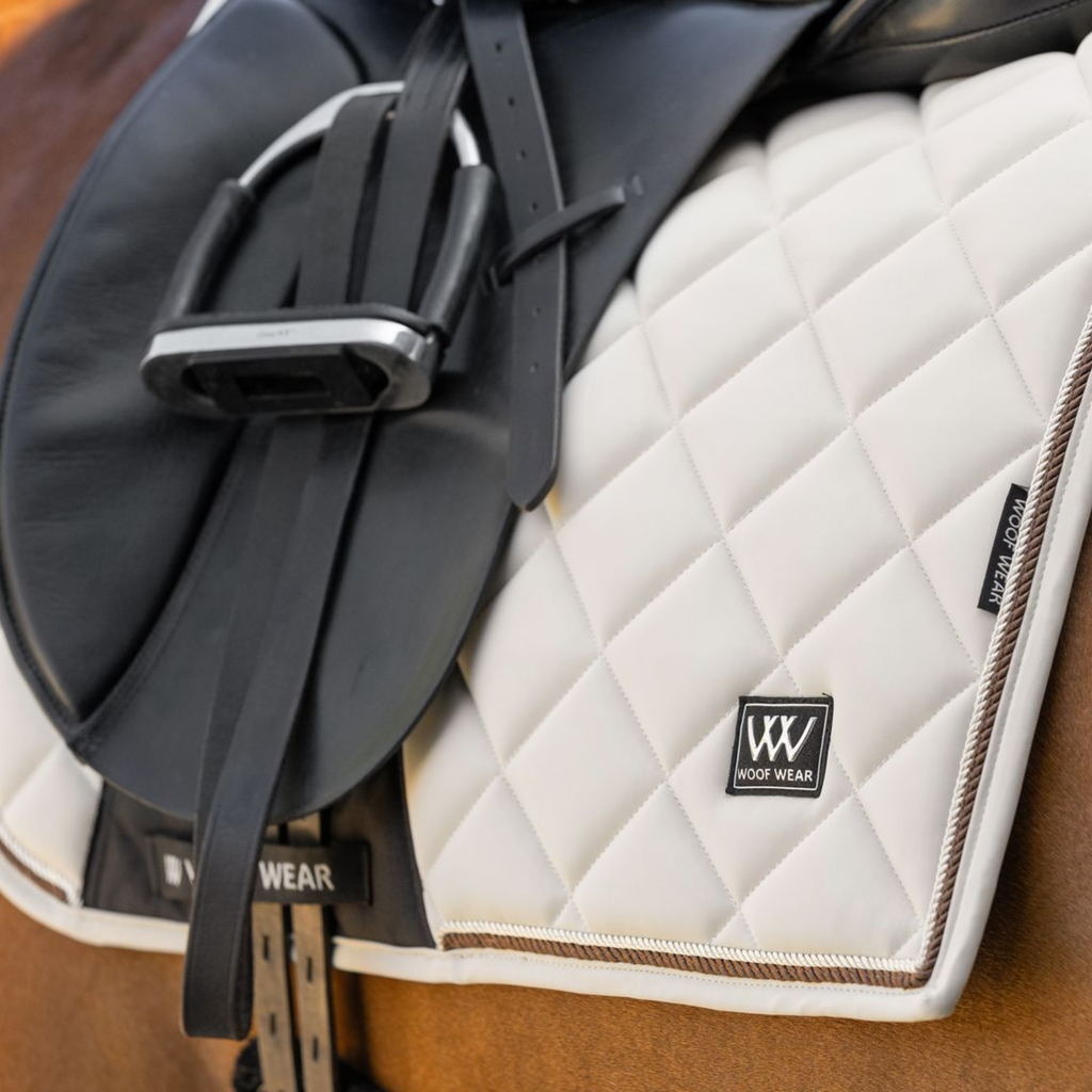 Woof Wear Vision Aura Dressage Saddle Pad - Stone