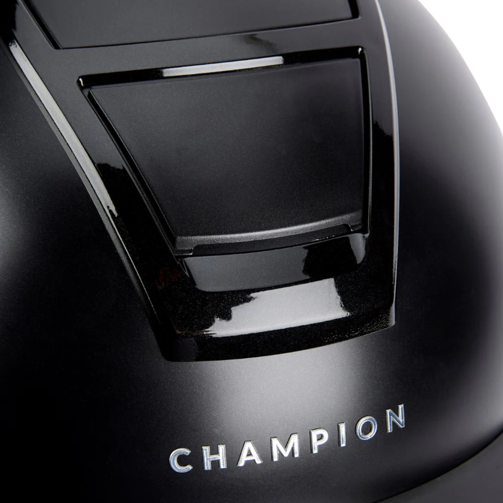 Champion Insight Oval Peaked Helmet - Matt Black