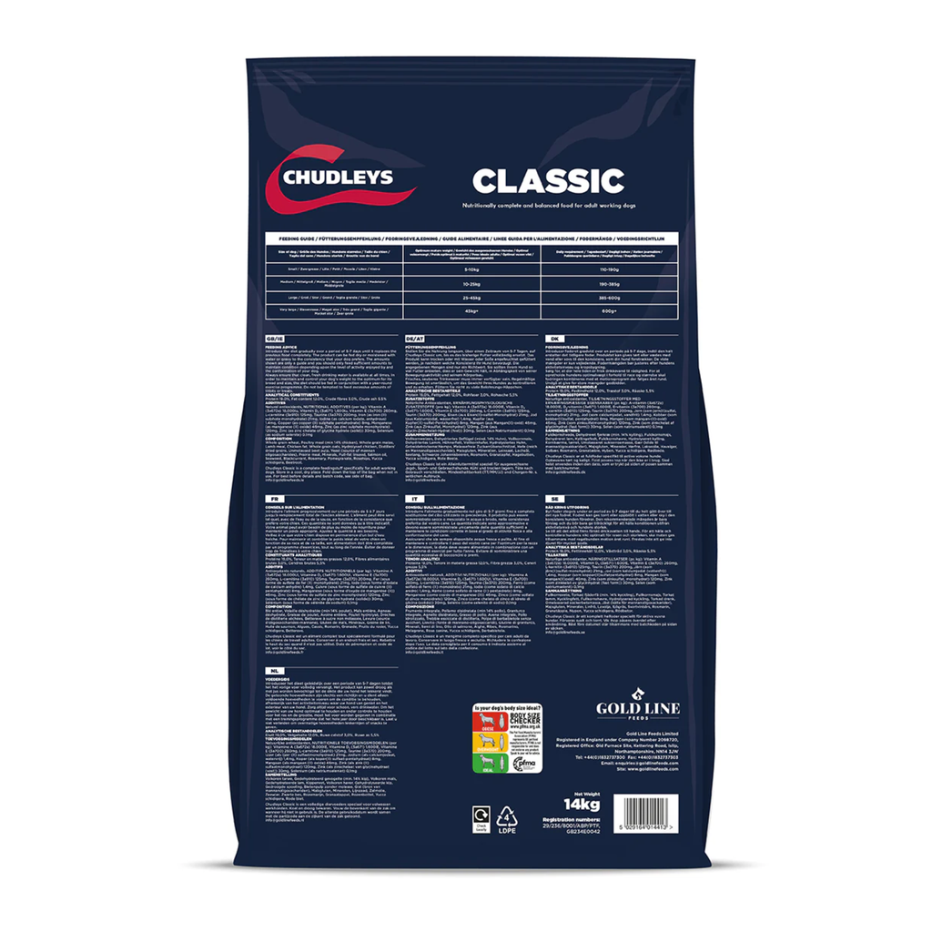 Chudleys Classic Dog Food