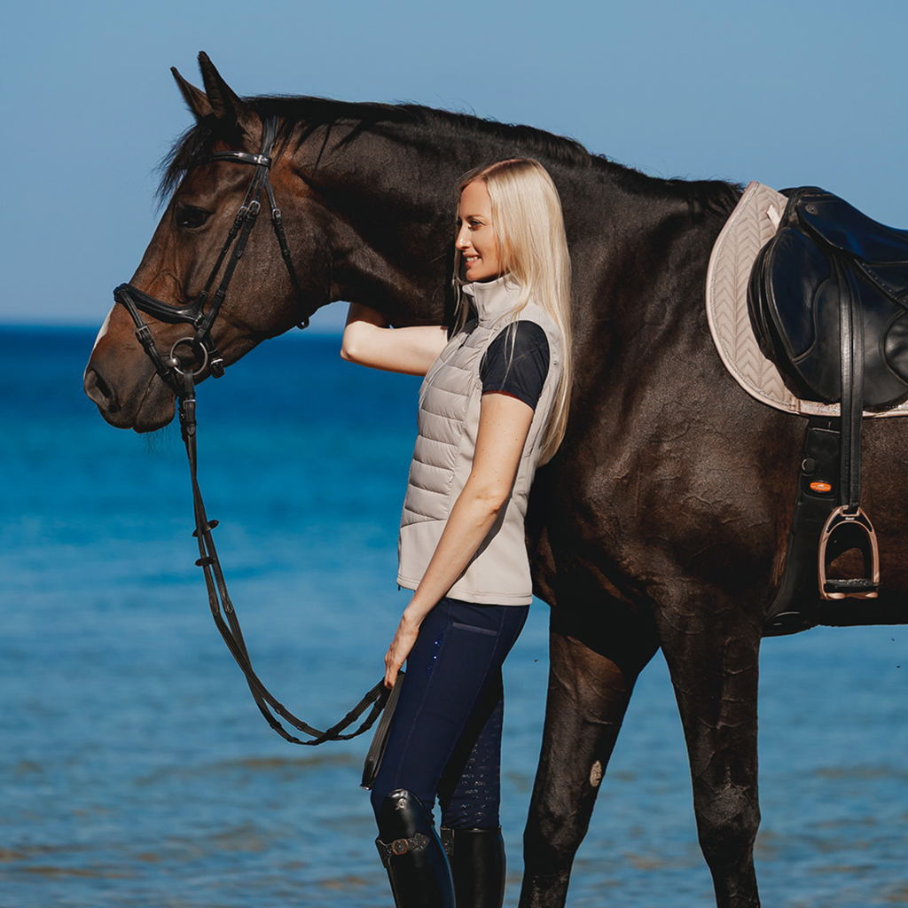 Schockemohle Ladies Francie Vest - Stone