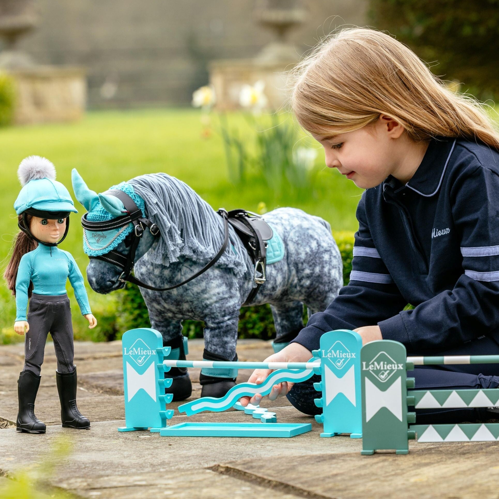 LeMieux Toy Pony Jump Set - Azure/Sage/White