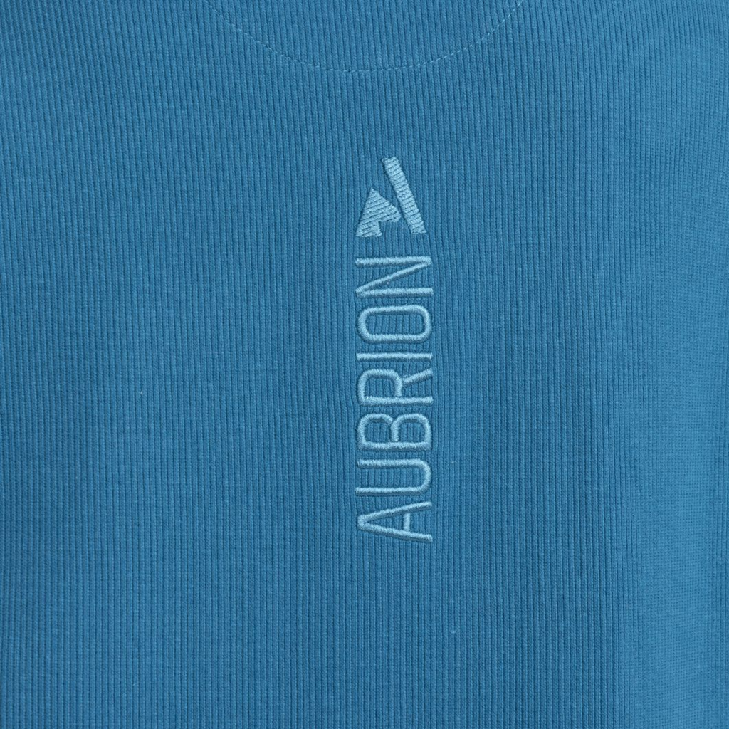 Aubrion React Young Rider Quarter Zip Sweater - Kingfisher