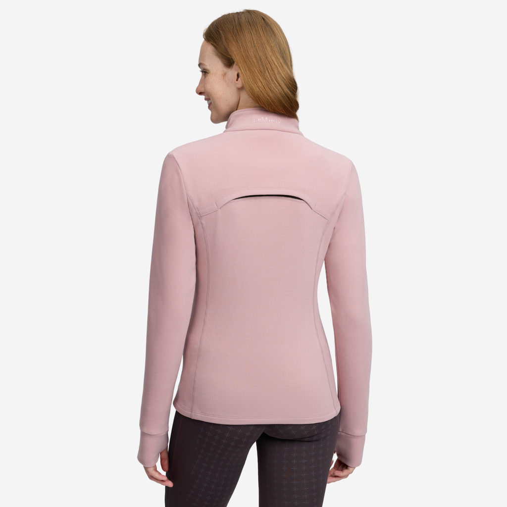 LeMieux Ladies Frances Quarter Zip Fleece - Wild Rose