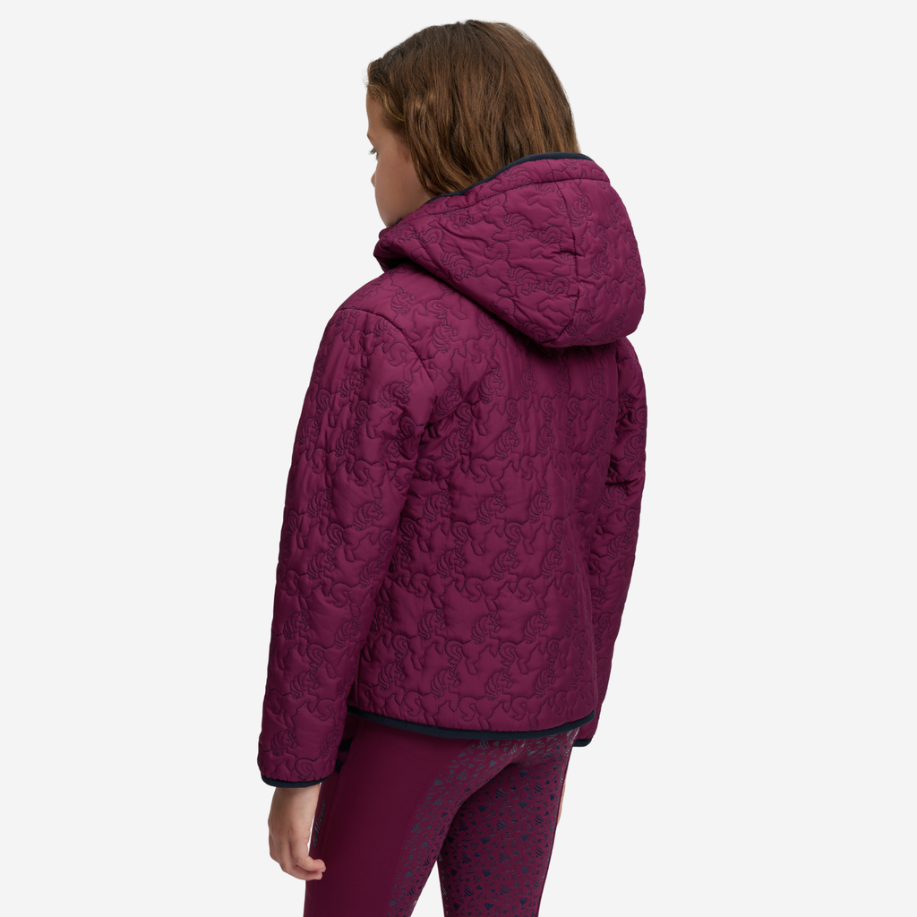 LeMieux Mini Lola Quilted Jacket - Blackberry