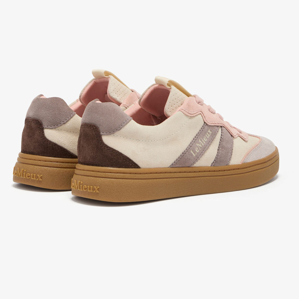 LeMieux Stockbridge Suede Lifestyle Trainers - Stone