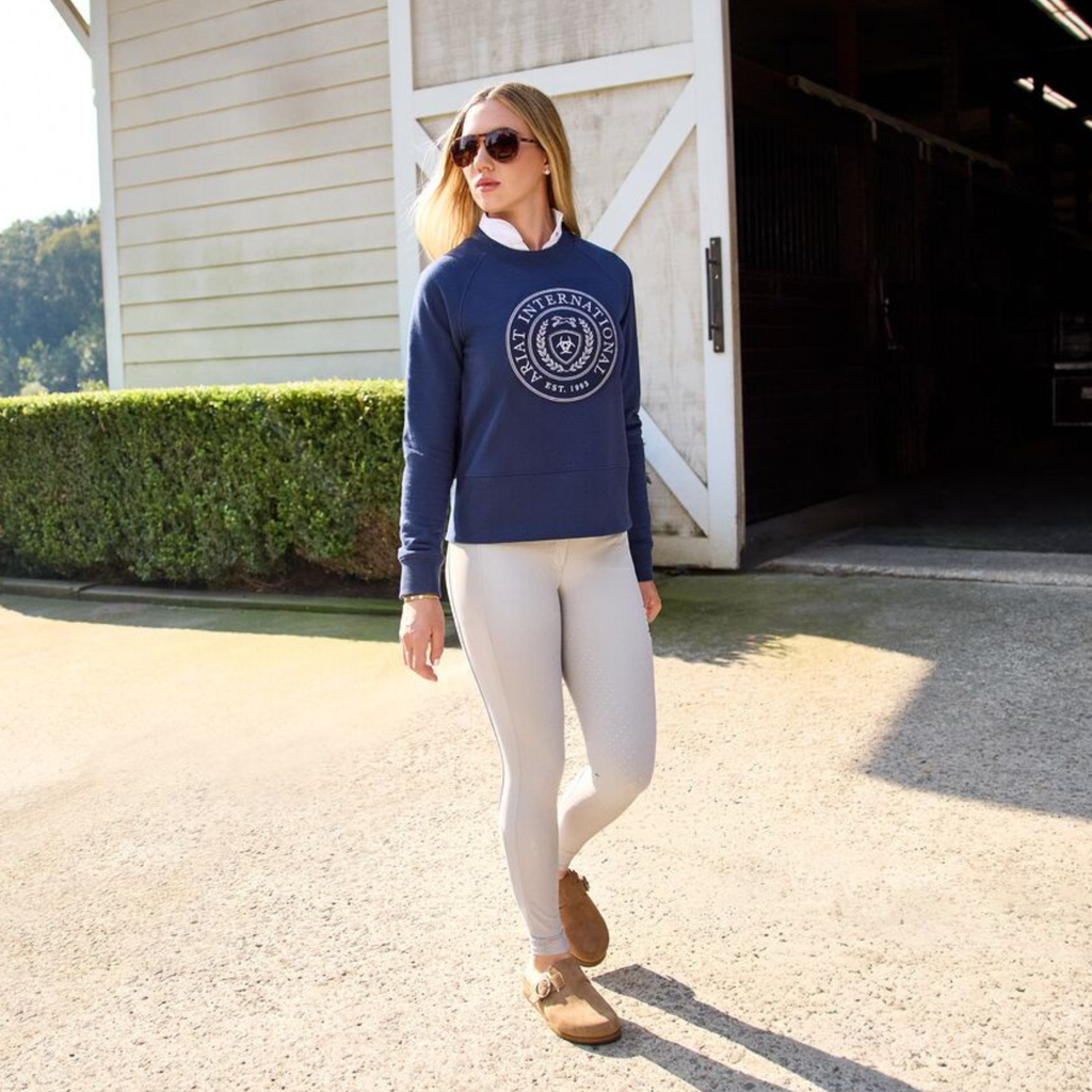 Ariat Ladies Tri Factor NT Full Seat Breech - Show Grey