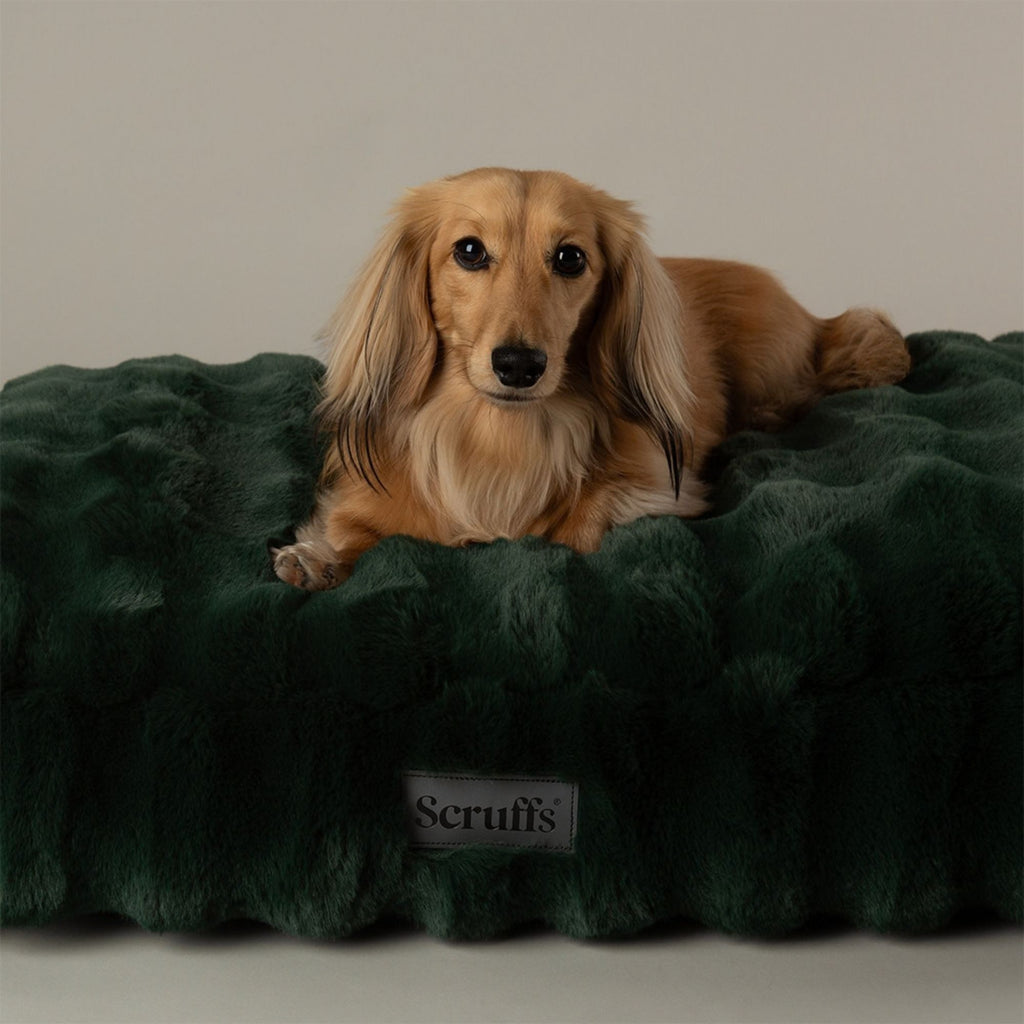Scruffs Festive Fur Mattress - Green