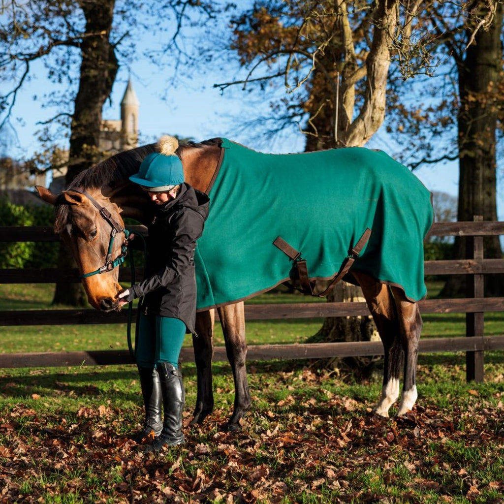 Cameo Fleece Show Rug - Evergreen