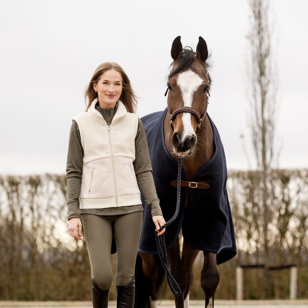 Ariat Ladies Laviolette Full Zip Vest - Almond Milk
