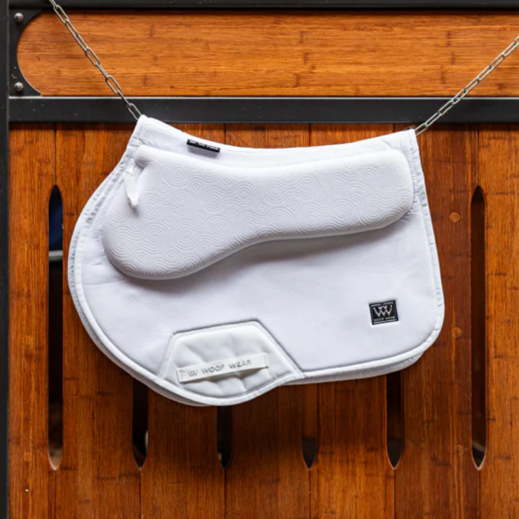 Woof Wear Elite Comfort Plus Close Contact Saddle Pad - White