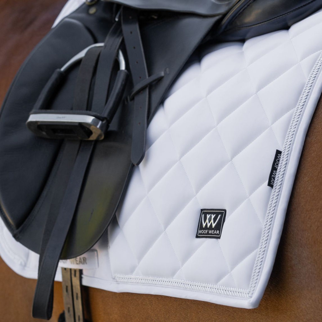 Woof Wear Vision Aura Dressage Saddle Pad - White
