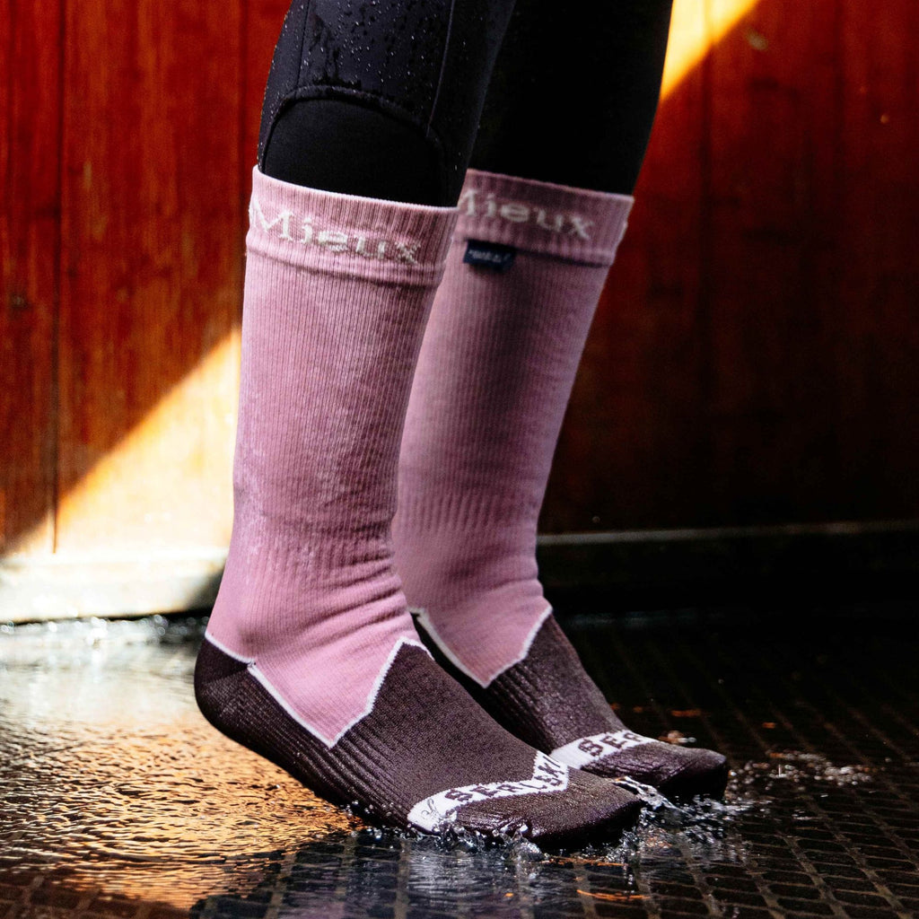 LeMieux x Sealskinz Waterproof Socks - Dusty Pink
